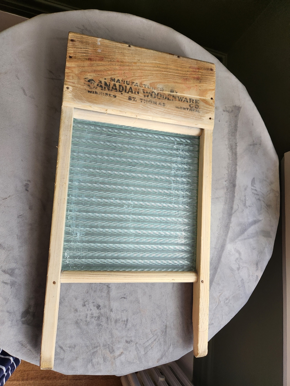 Economy Glass Vintage Washboard Antique Wood and Glass Cottagecore Decor